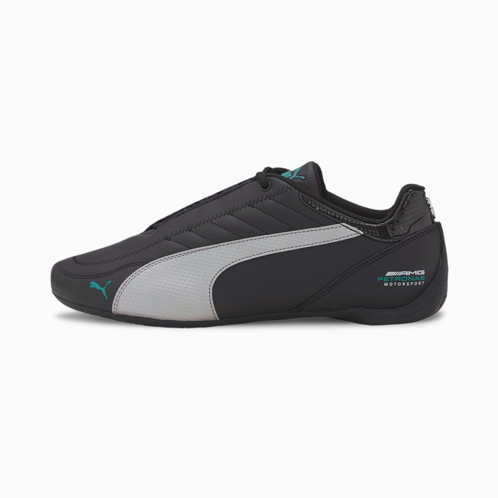 Puma Mercedes-AMG Petronas Future Kart Cat Férfi Motorsport Cipő - Fekete/Titán ( Hungary - AFXIC469